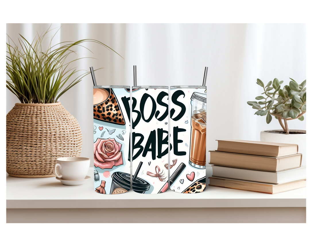 Boss Babe - Coffee and Leopard Heels