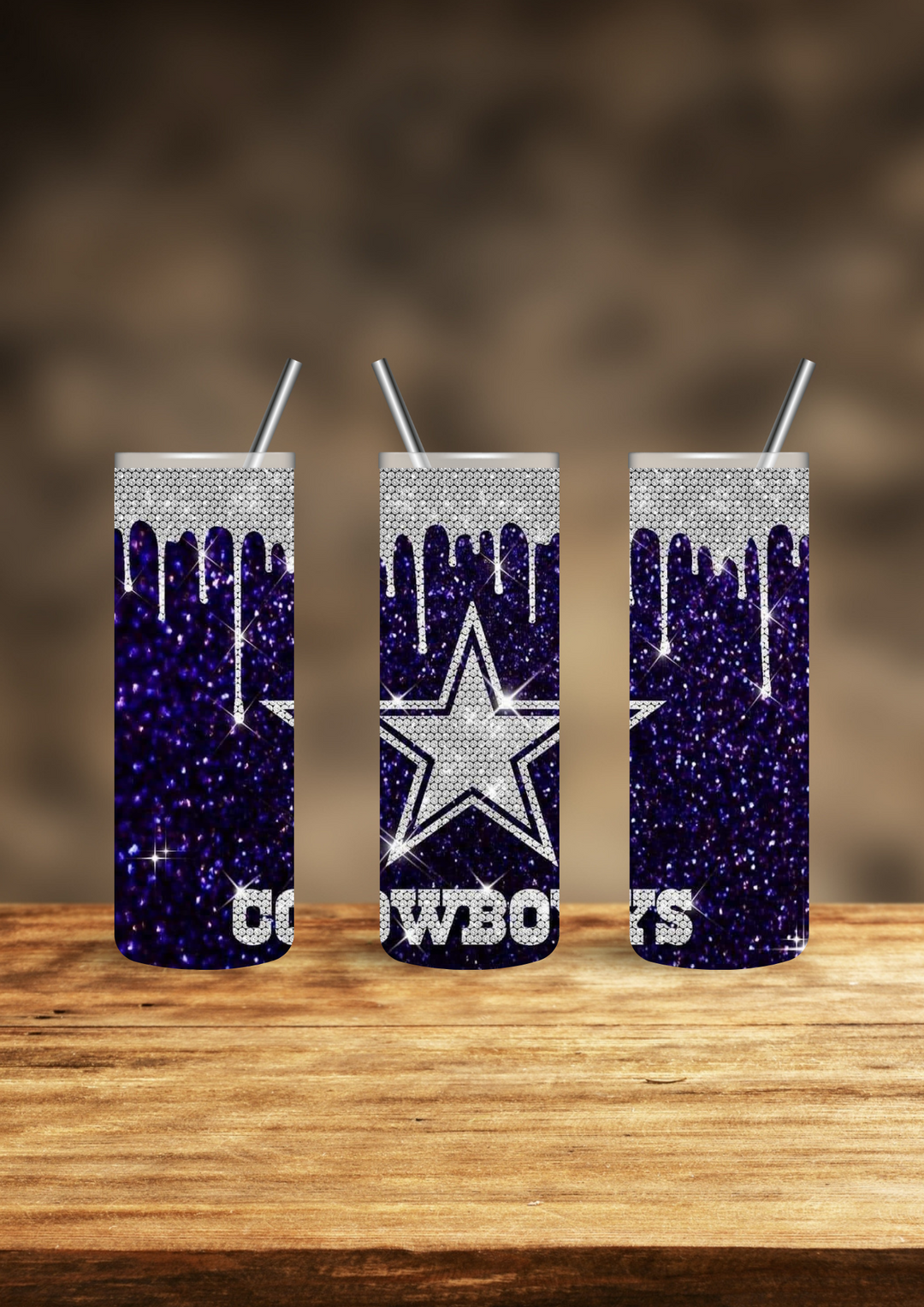 Cowboys Drip Glitter