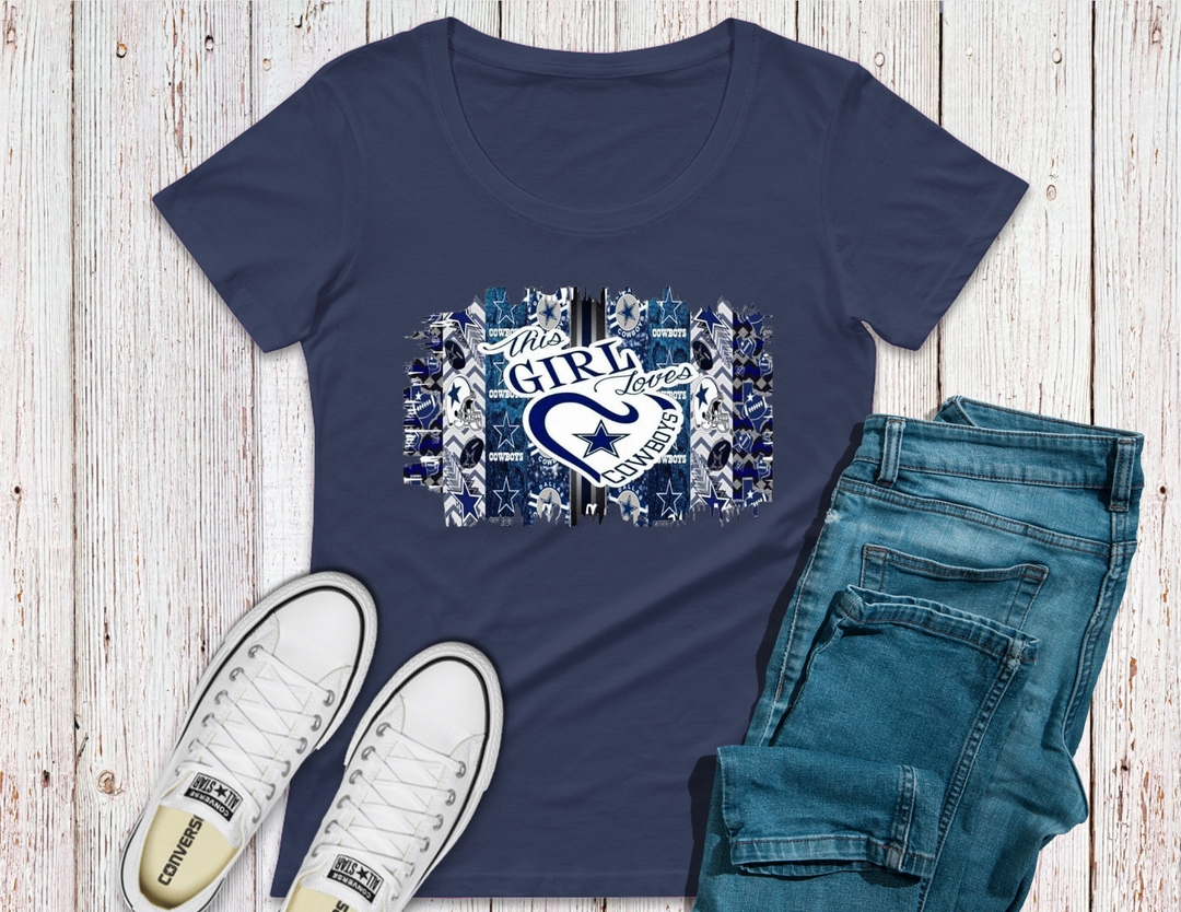 This girl loves Cowboys