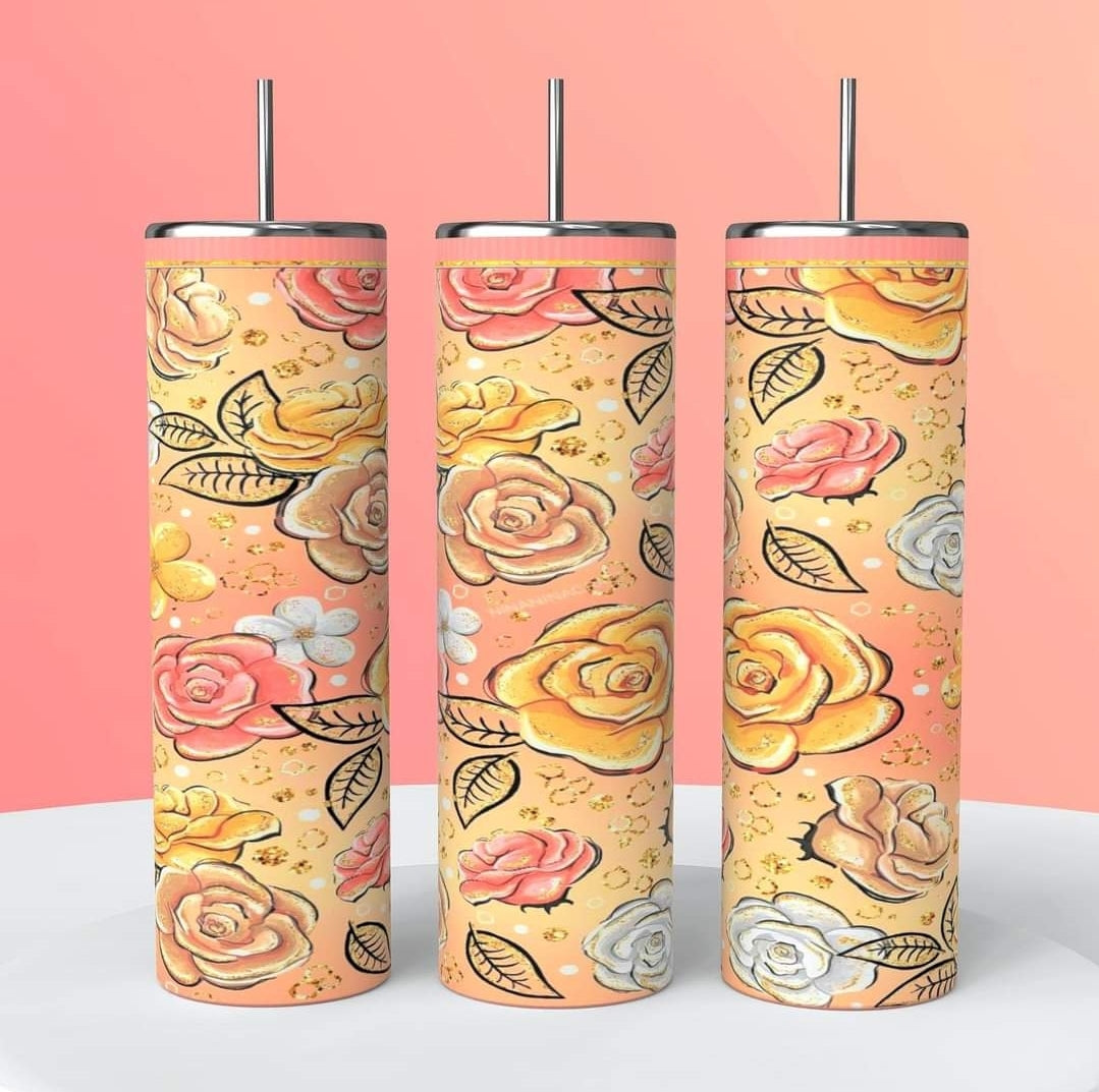 Floral Peach