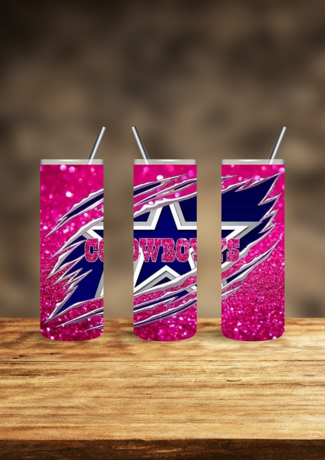Cowboys Pink Glitter
