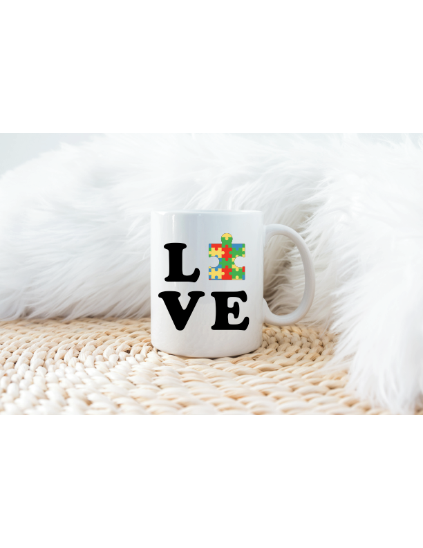 Love Autism Mug - Craft Chic Shop