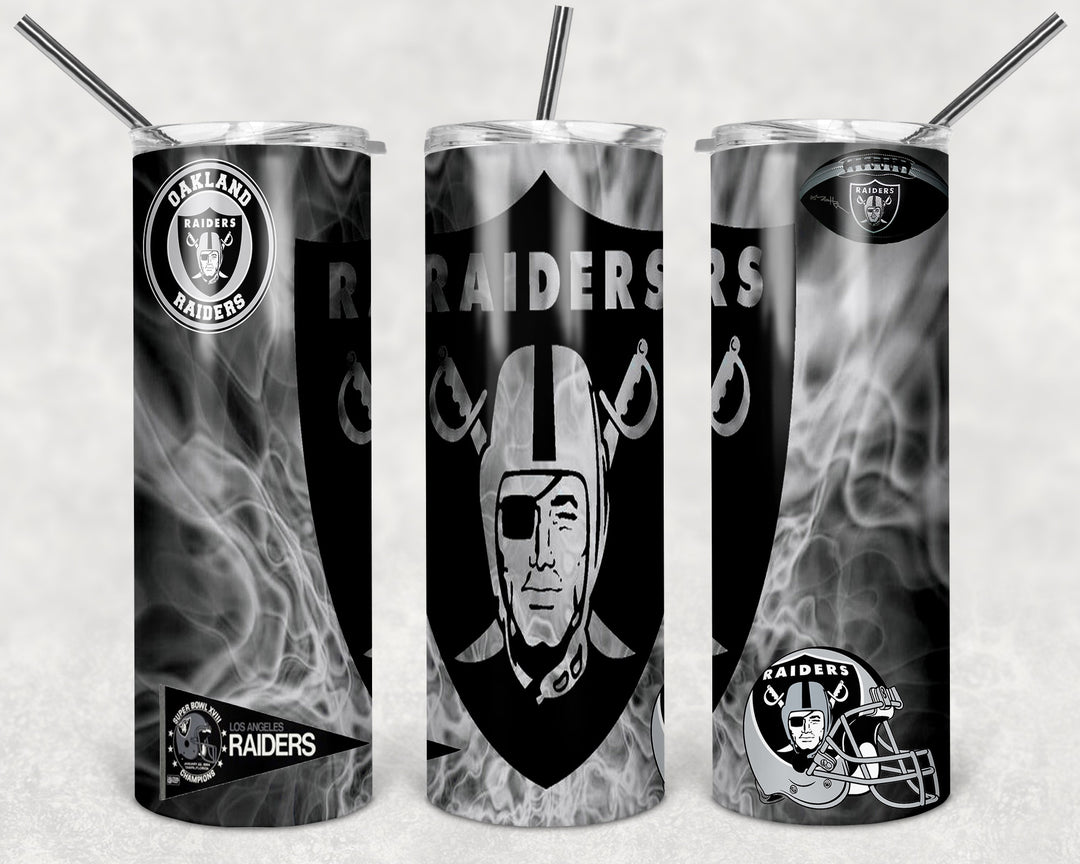 Oakland Raiders Tumbler - Craft Chic Shop
