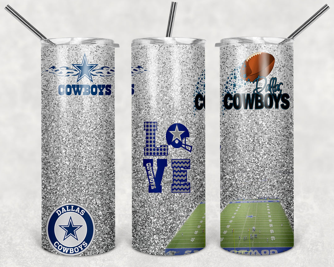 Dallas Cowboys: Glitter Love - Craft Chic Shop