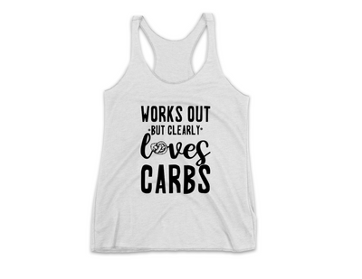 Works out loves carbs