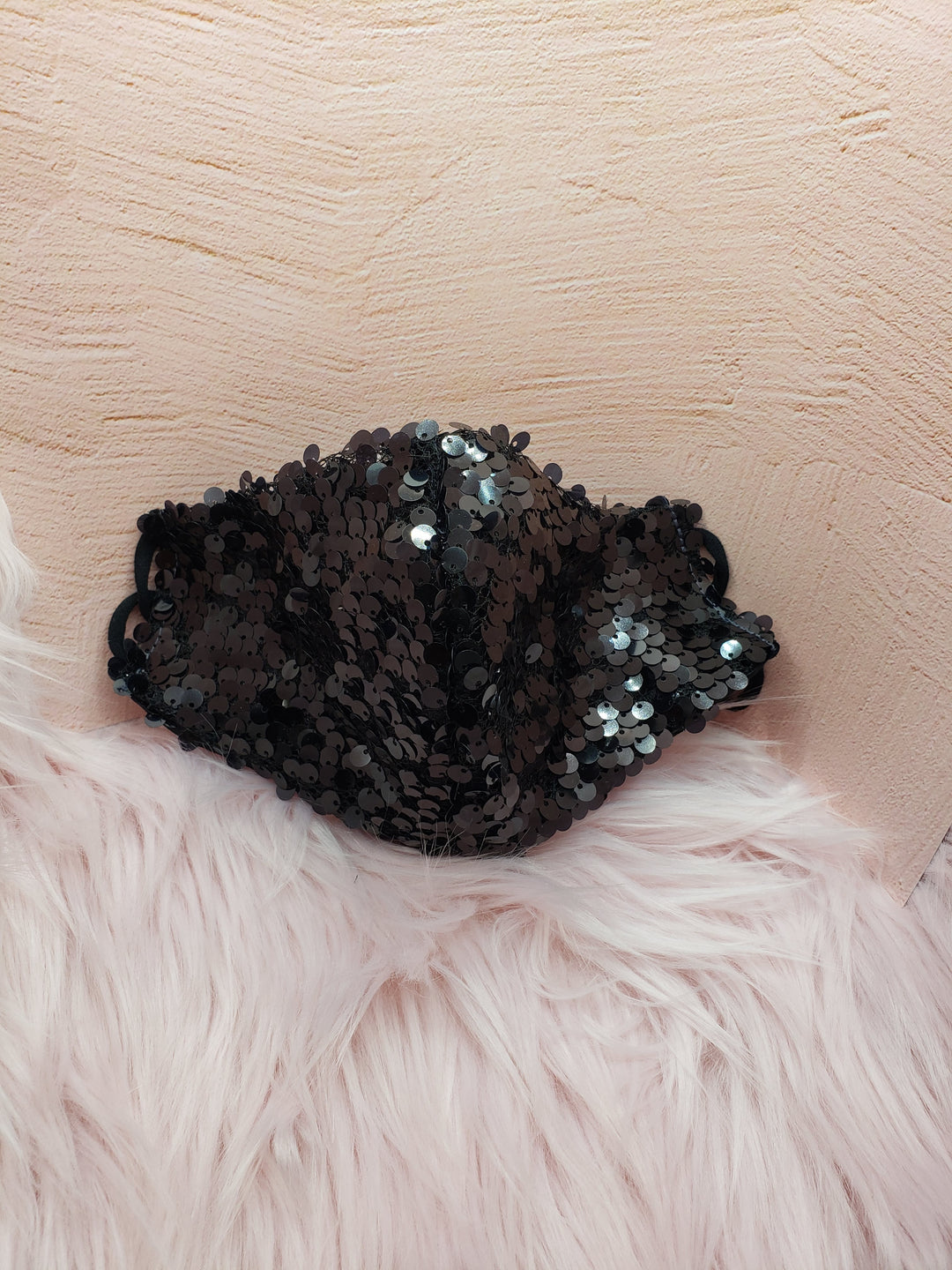 Black Sequins Mask - Craft Chic Shop 