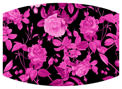 Black w/ pink floral - Craft Chic Shop 