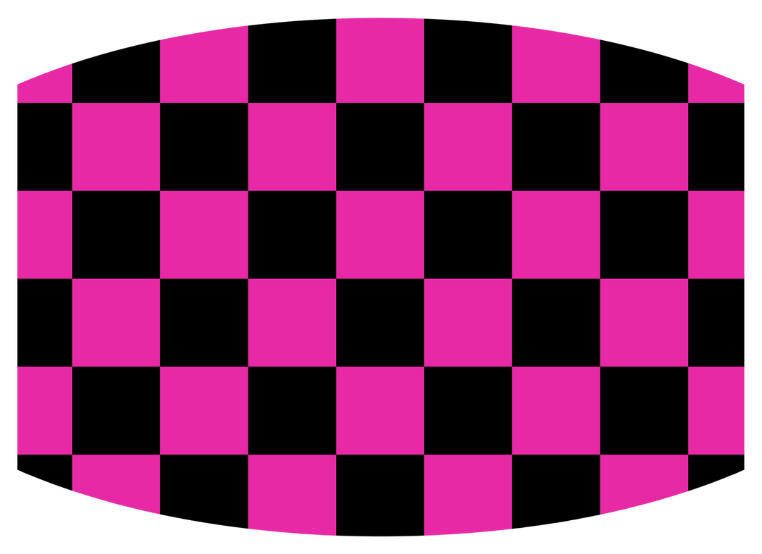 Black & Pink checkered - Craft Chic Shop 