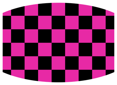 Black & Pink checkered - Craft Chic Shop 