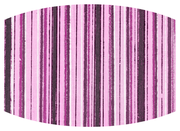 Pink w/ purple stripes-vertical - Craft Chic Shop 