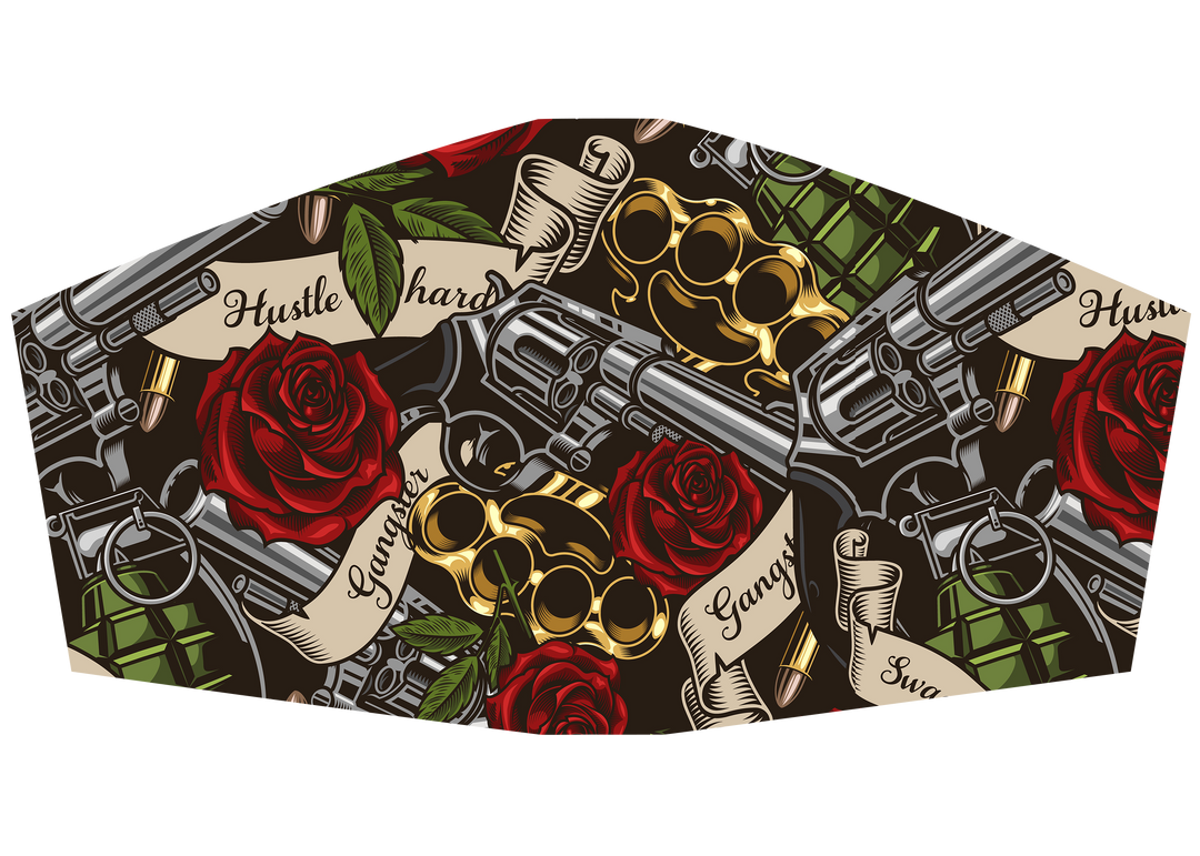 Roses/Guns - Craft Chic Shop 