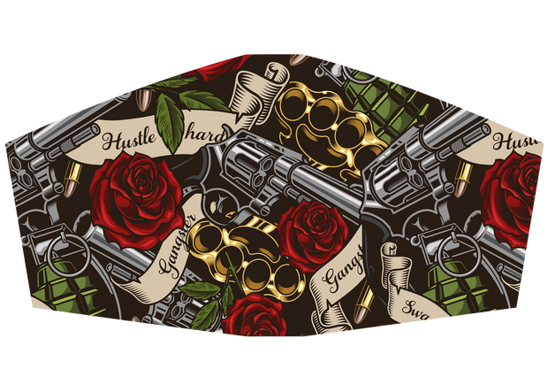 Roses/Guns - Craft Chic Shop 