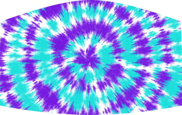 Teal & purple Tie Dye - Craft Chic Shop 