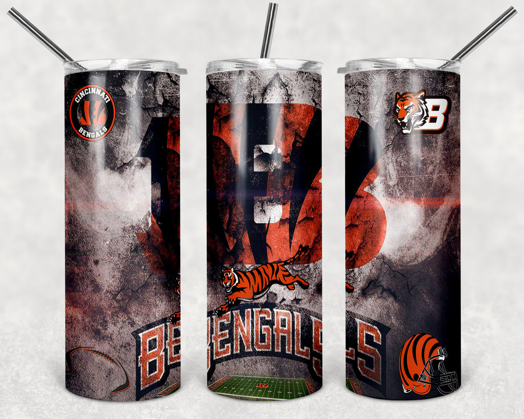 Cincinnati Bengals: Distressed - Craft Chic Shop 